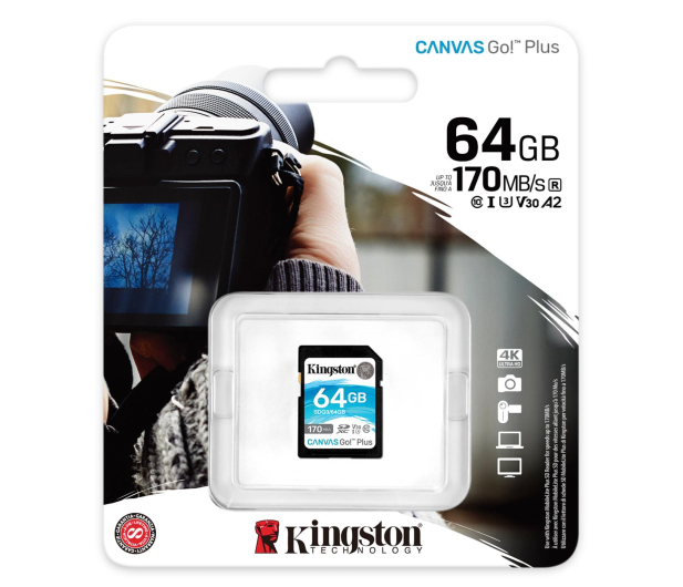Kingston 64GB Canvas Go! Plus 170MB/70MB (odczyt/zapis) - 550469 - zdjęcie 3